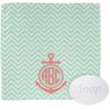 YouCustomizeIt Personalized Chevron & Anchor Washcloth