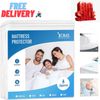 Bed Cover Full Size Fitted Sheet Zippered Plastic Mattress Protector Waterproof