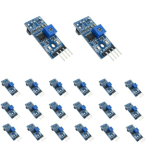 20-Pack TCRT5000 IR Reflective Sensor Modules – Obstacle Avoidance & Line Tracking for Arduino/Robotics/Smart Car Projects​​
