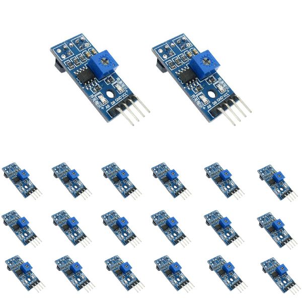 20-Pack TCRT5000 IR Reflective Sensor Modules – Obstacle Avoidance & Line Tracking for Arduino/Robotics/Smart Car Projects​​