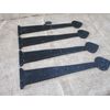 4 Garage Door Decorative Hardware Dummy Hinges 12" Long Gate Decorative Iron