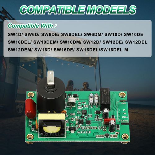 Fexhull 520814 Circuit Board Fit for Suburban RV Furnace SW4D SW6D SW6DE SW6DEL SW10DE SW12DEM, Fit for 520871 520820 33550L,12V DC Module Board