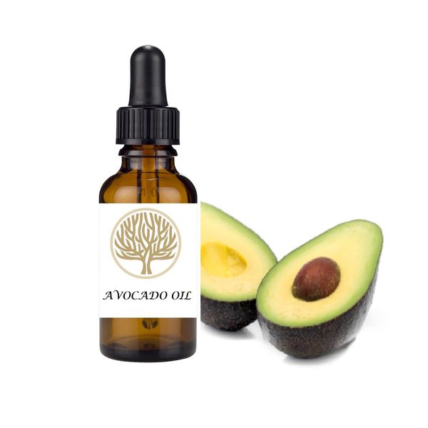 NATURAL Organic Avocado Face Oil. High in Vitamins A, B1, B2, D, E and beta carotene. Smooths the surface of the skin & penetrate its upper layers. (30ml)