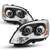 For GMC Acadia 2007-2012 Projector Headlights Headlamps W/bulbs Left+Right Clear