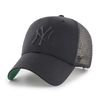 '47 Brand New York Yankees Branson MVP Trucker Cap Black/Black