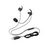 Elecom ECHS-EP21SUBK Wired Headset, USB with Microphone, In-Ear In-Ear Binaural, Black