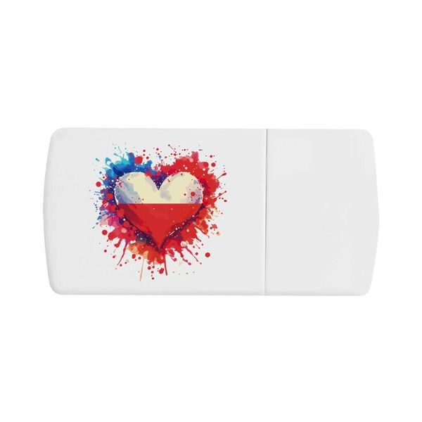 'Love Poland' Pill Box with Tablet Splitter (PI00029011)