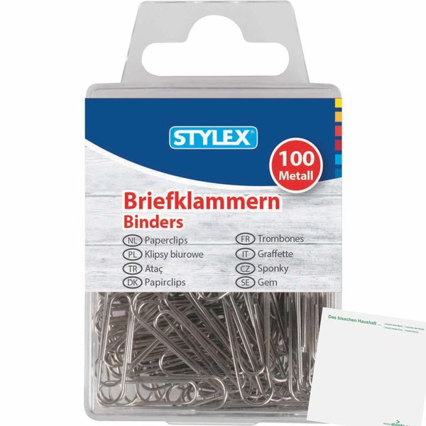 usy Bundle für Stylex Briefklammern (100Stk) + usy Block