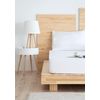 Todocama - Fitted sheet in extra soft brushed microfibre. (Bed 160 x 190/200 cm, White)
