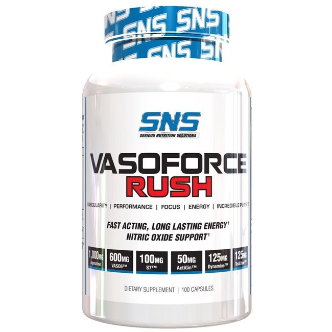 SNS Serious Nutrition Solutions Vasoforce Rush 125 Caps