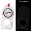 BlingKingdom Multifunctional Waterproof Navigation Compass Map Ruler Magnifier for Explorer Hiking Map Reading and Navigation with Adjustable Lanyard