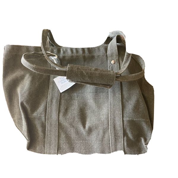 The Company Store Large Pet Carrier/Tote ~ Canvas ~ Olive ~MSRP 125 ~ NWT