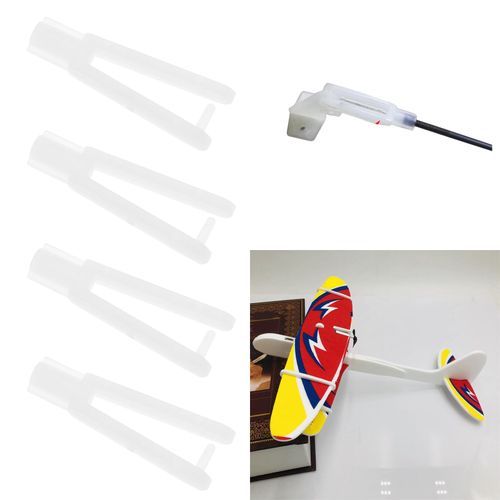 YINETTECH 20Pcs RC Clevis Snap Links Replacement Quick Link Nylon Clevis Aircraft Upgrade Spare Part Accessories for Remote Control Model Airplane Electric Airplanes