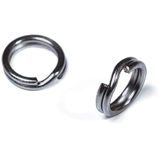 MOLIX Light Game Split Ring Black Nickel Size 0 (10 PCS)