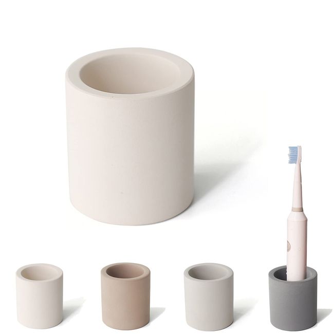 Toothbrush Holder, Toothbrush Stand, Diatomaceous Earth, Toothbrush, Cup Stand, Diatomaceous Earth, Toothbrush Stand, Water Absorbent, Quick Drying, Mildew Resistant, Toothbrush Stand, Electric Toothbrush Holder, Washstand, Bathroom Storage, Dustproof, Hy