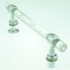 1 x Shower Bath Clear Bubble Crystal Door Handles/Knobs Chrome K006