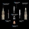 Ambition Premium 50Pcs #10 Bugpin 5RL Tattoo Cartridges Needles Disposable Supply 5 Round Liner for Professionals and Beginners Tattoo Artists