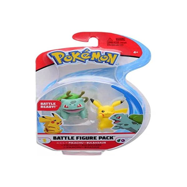 Pokemon - Battle Figures - Bulbasaur vs Pikachu (PKW0132)