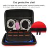 Vicue 2024 Upgraded All in One Hard Shell Carrying Case for Nintendo 2DS, Multi-function Game Accessory Protective Case with Handle Strap (Red)