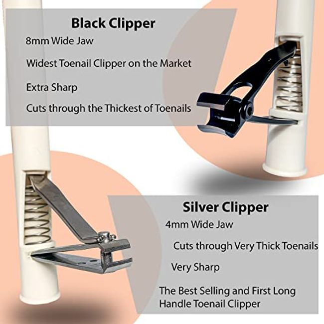 Toenail Clippers for Seniors Thick Toenails, Wide Jaw Opening Nail
