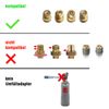 Adapter für Soda-Zylinder auf CO2-Flaschengewinde