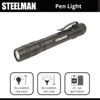 Steelman LED Pen Light,2AA Batteries, Black