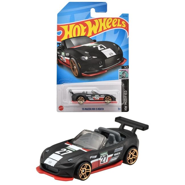 Hot Wheels HNJ96 Basic Car '15 Mazda MX-5 Miata [3 Years Old and Up]