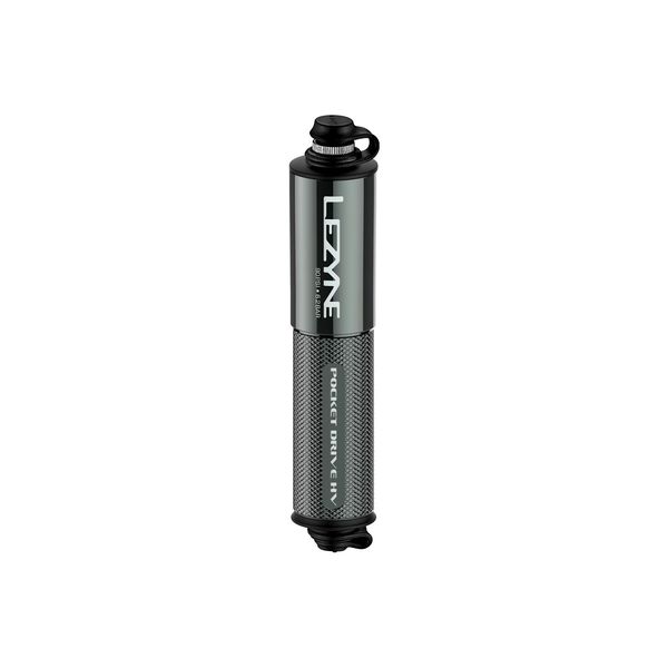 Lezyne Pocket Drive HV Mini Pump in Grey High Volume, Grey