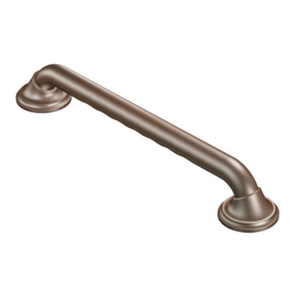 Moen R8736D3GOWB Ultima Safety 36-Inch Designer Bathroom Grab Bar with Curl Grip, 36 Inch, Old World Bronze