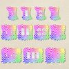 Off The Wall Plates - Fun Squigley Rainbow Decorative Acrylic Electrical Cover - Single Outlet