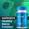 Alphacur Advanced Nerve Support Formula Maximum Strength Vitamin 180 Capsules