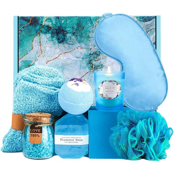 Luxurious Spa Gift Basket Set - Birthday Gifts for Women - Gift for Wife, Mom, Sister, Girlfriend, Friends