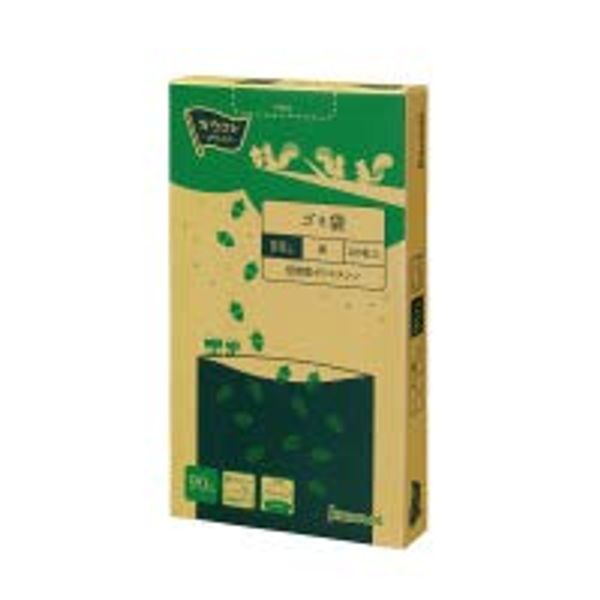 P) Low Density Thin Mouth Trash Bags, Bin Type, 32.4 gal (90 L), Black, 120 Sheets x 3