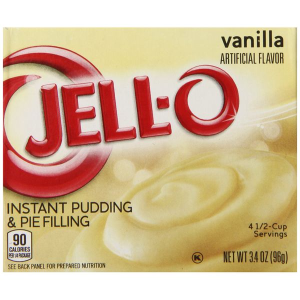 Jell-O Vanilla, Instant Pudding & Pie Filling, 3.4 oz, 6 pk