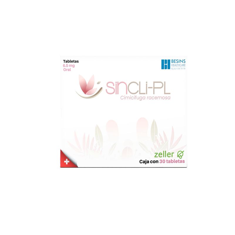 Sincli-PL 6.5 mg, 30 Tabletas, Auxiliar para la Menopausia - Online ...