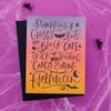 Spellbinders Pumpkins & Ghosts Background Press Plates from The Betterpress Halloween Collection