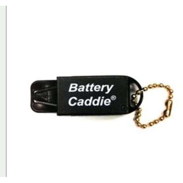 Hearing Aid Battery Caddie Keychain (Black)