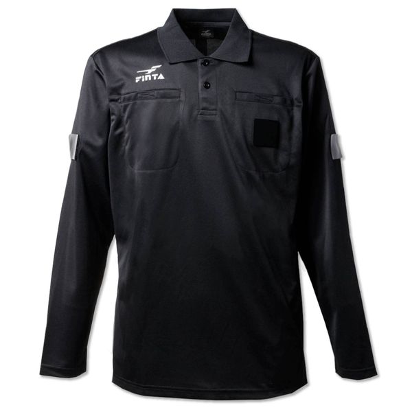 FINTA Finta Soccer Futsal Referee Long Sleeve Shirt FT5979 Referee Referee, Black