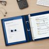 (Blue) - Staples Better 2.5cm D 3-Ring View Binder, Blue