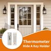 1PCS Thermometer Hidden Key Case Temperature Humidity Indoor Outdoor Car Storage