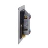 Schneider Electric Ultimate Flat Plate - Single Light Switch, 2 Pole, GU2210BPC, Polished Chrome with Black Insert