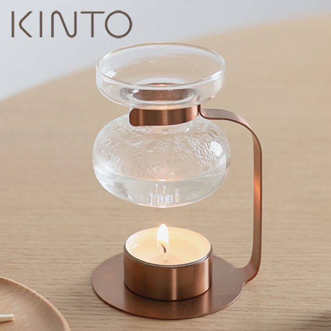 [KINTO] Aroma oil warmer<br> [Next day delivery available] Aroma Aroma Oil Aroma Pot Candle Stylish Glass Aroma Lamp Aroma Candle Aroma Diffuser<br>