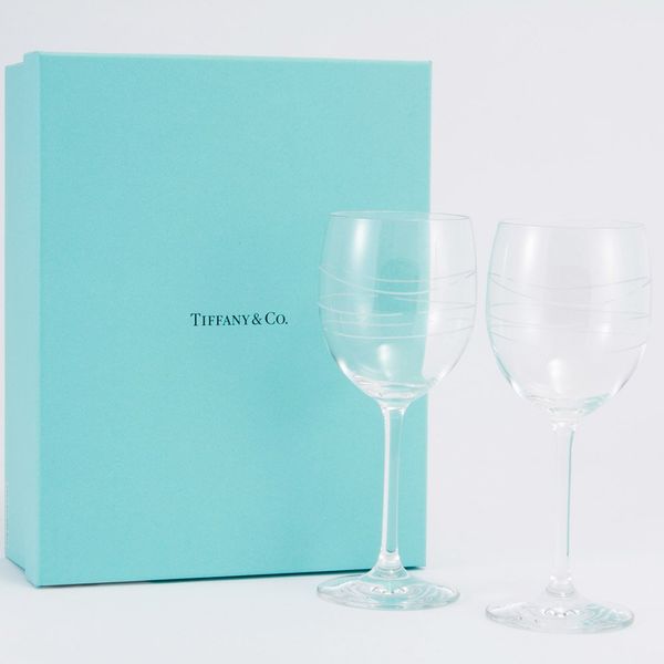 Tiffany Tiffany & Co Cadenz Wine Glass Wine Glass Set Pair Set of 2 185ml