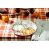 Grace Teaware Assorted Fall Pumpkins 8.75" Salad / Dessert Plates Set of 4