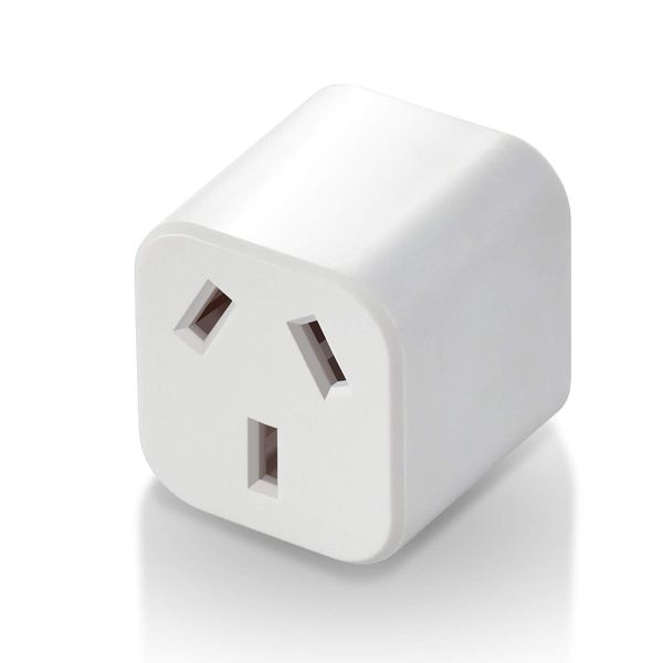 Elecom T-NHPAO2WH Conversion Plug for Japan, O2 Type, White
