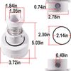 PCC2000 Rotating Pop Up Head Nozzle for Paramount in-Floor Cleaning System White