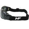 MF Eyewear Vulcan Kit Padded Motorcycle Goggles Black Frame w/Interchangeable
