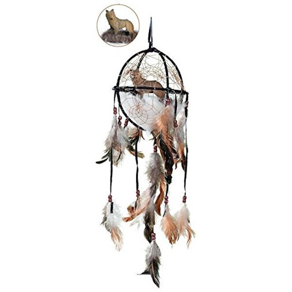 6" Cage Dream Catcher - DC06064 (Wolf)