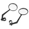 Scooter Handle Rearview Mirror - Adjustable Angle - Wide View - Retroreflector - Easy Installation