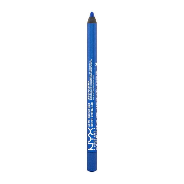 NYX PROFESSIONAL MAKEUP Slide On Pencil, Waterproof Eyeliner Pencil, Sunrise Blue